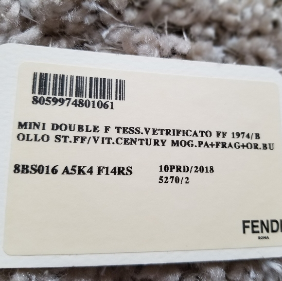 ❌SOLD❌New FENDI Double F Mini Bag - Picture 7 of 8